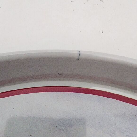 SNP Holiday Tin Tray Home For The Holidays with Red Bridge & Sleigh 11.5 In READ - Picture 2 of 9